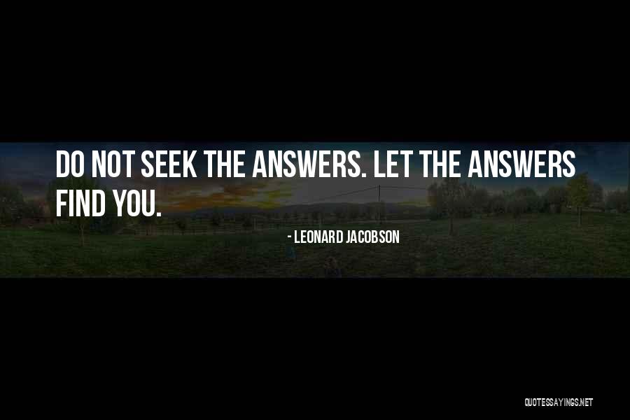 188th Mp Quotes By Leonard Jacobson 188th Mp Quotes By Leonard Jacobson
