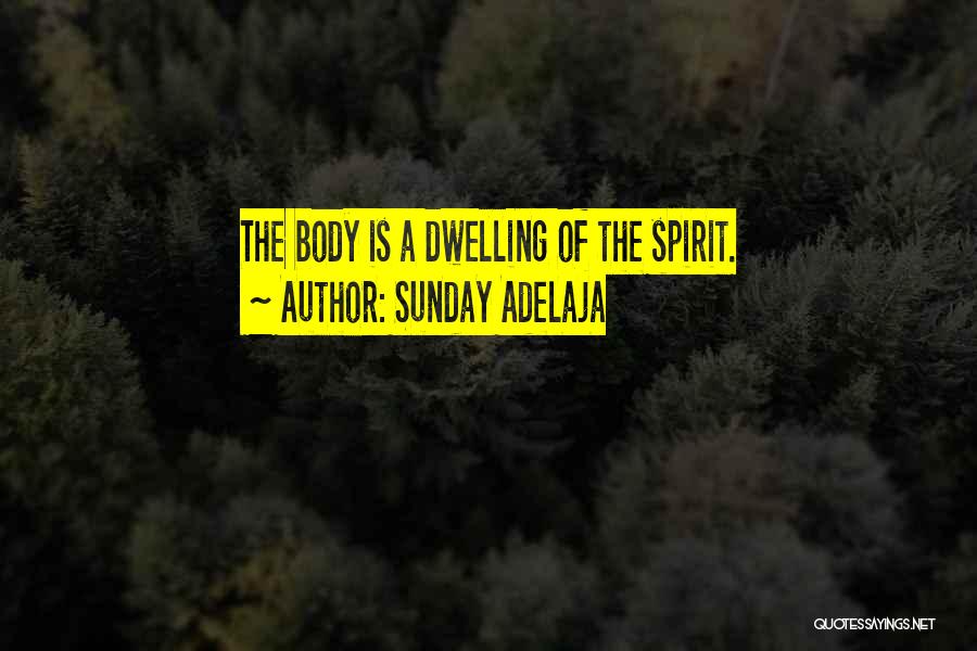 Sunday Adelaja Quotes: The Body Is A Dwelling Of The Spirit.