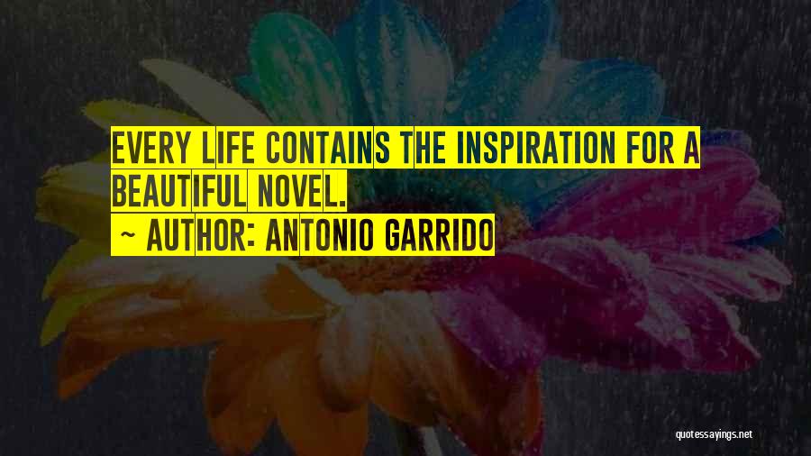 Antonio Garrido Quotes: Every Life Contains The Inspiration For A Beautiful Novel.