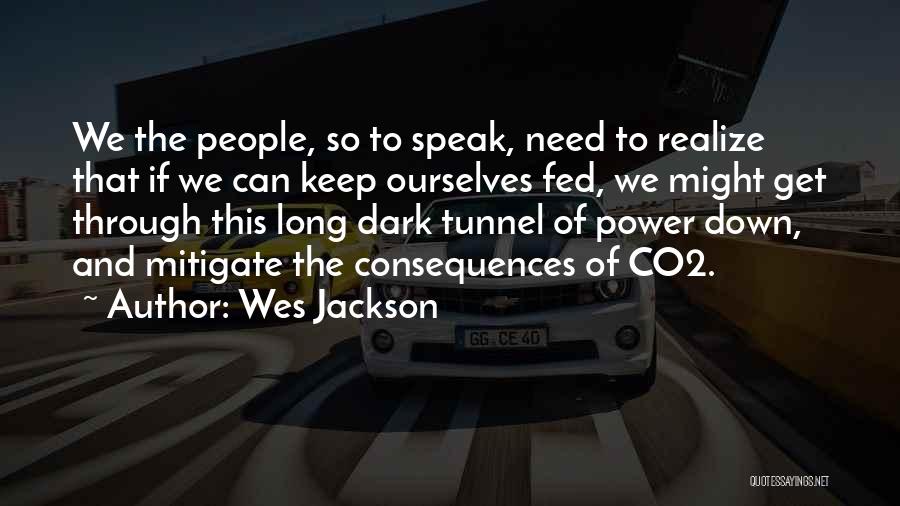 Wes Jackson Quotes: We The People, So To Speak, Need To Realize That If We Can Keep Ourselves Fed, We Might Get Through