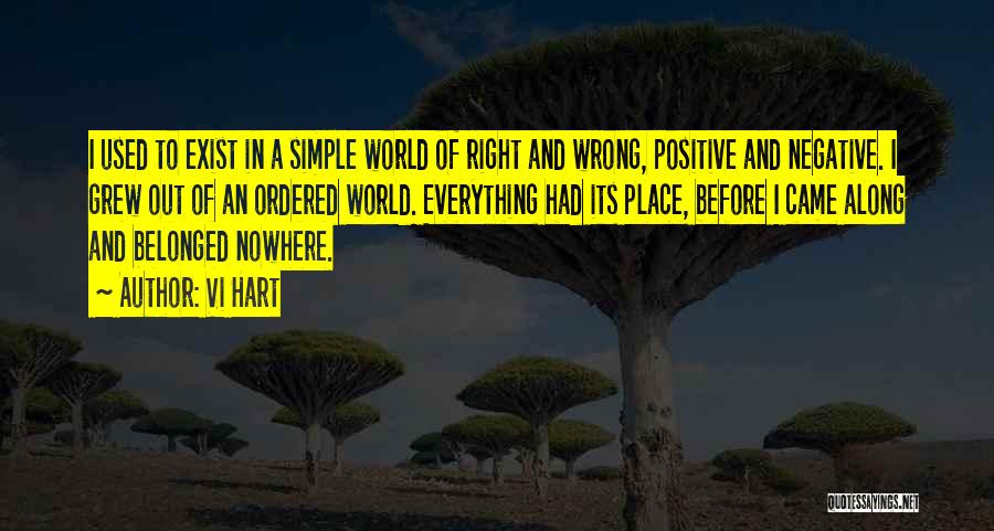 Vi Hart Quotes: I Used To Exist In A Simple World Of Right And Wrong, Positive And Negative. I Grew Out Of An