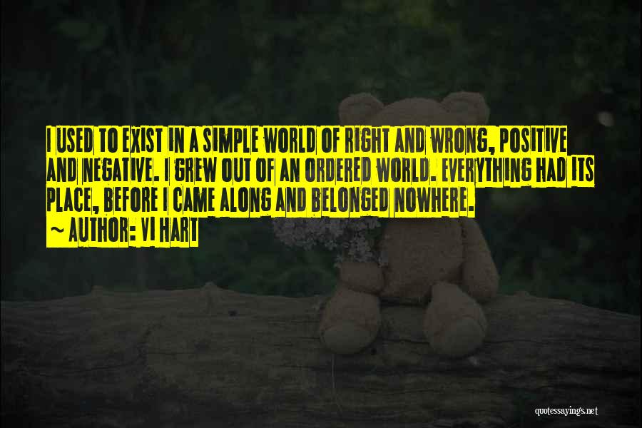 Vi Hart Quotes: I Used To Exist In A Simple World Of Right And Wrong, Positive And Negative. I Grew Out Of An