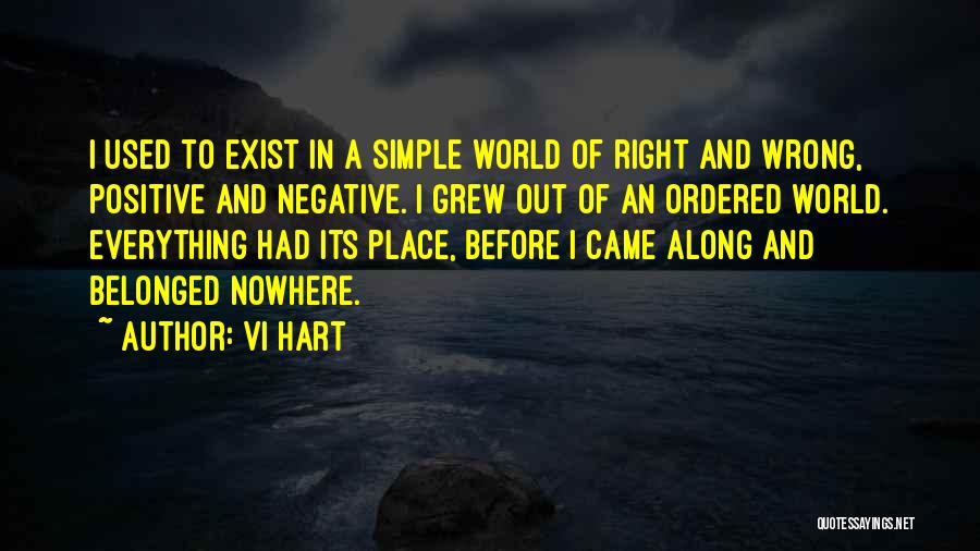 Vi Hart Quotes: I Used To Exist In A Simple World Of Right And Wrong, Positive And Negative. I Grew Out Of An