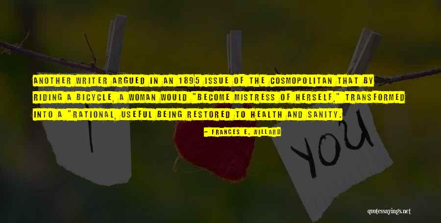 1895 Quotes By Frances E. Willard 1895 Quotes By Frances E. Willard