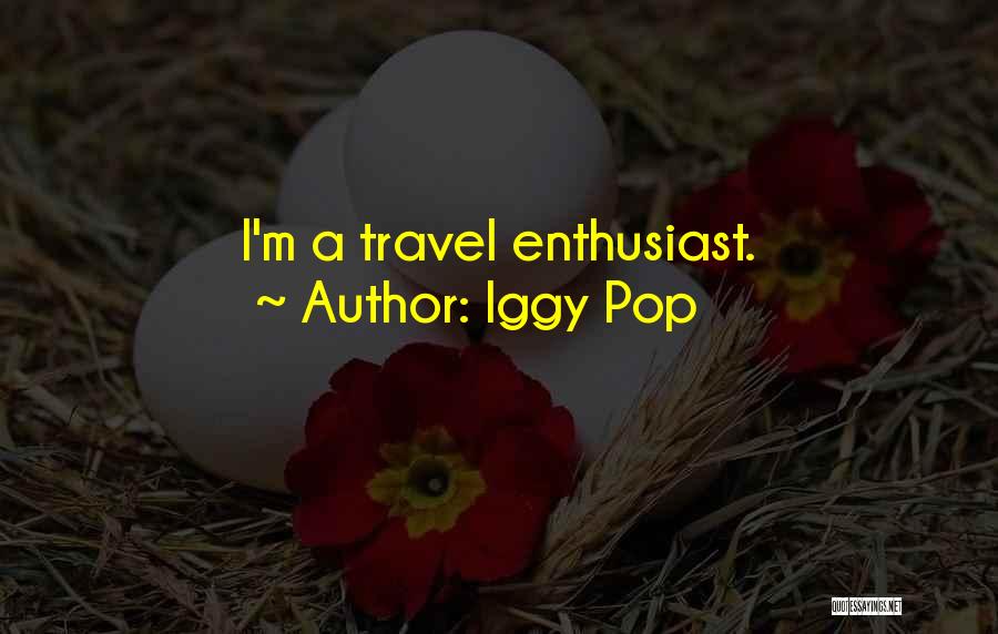 Iggy Pop Quotes: I'm A Travel Enthusiast.