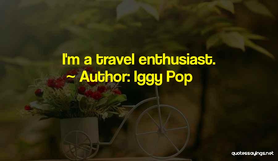 Iggy Pop Quotes: I'm A Travel Enthusiast.