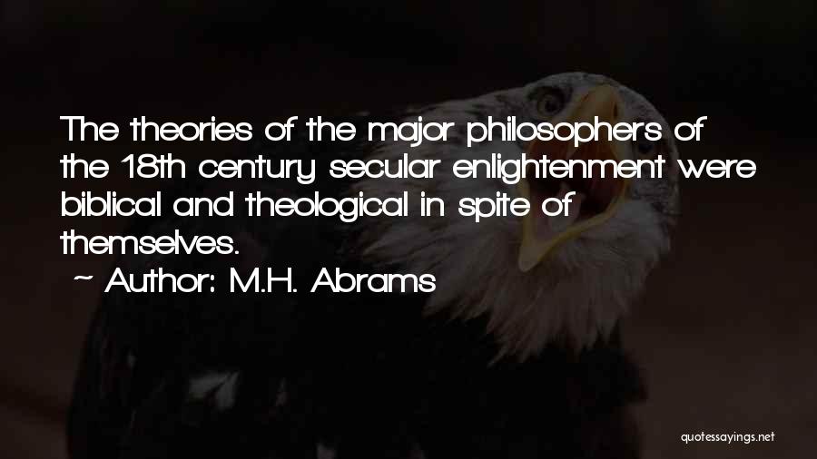 18th Century Enlightenment Quotes By M.H. Abrams