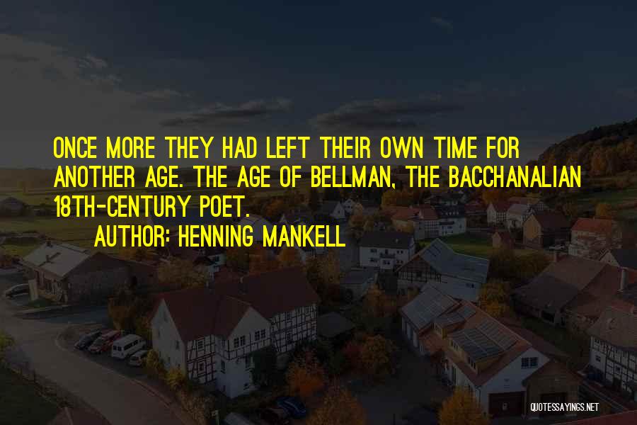 18th Century Quotes By Henning Mankell