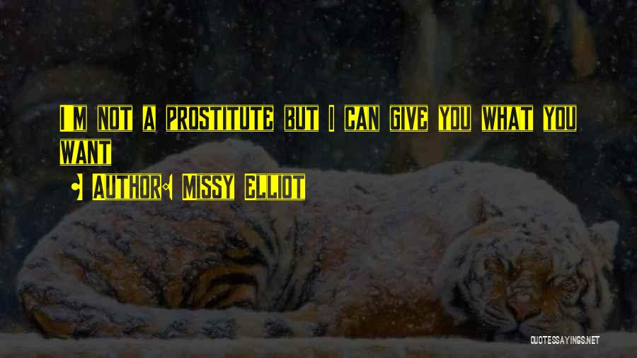 Missy Elliot Quotes: I'm Not A Prostitute But I Can Give You What You Want