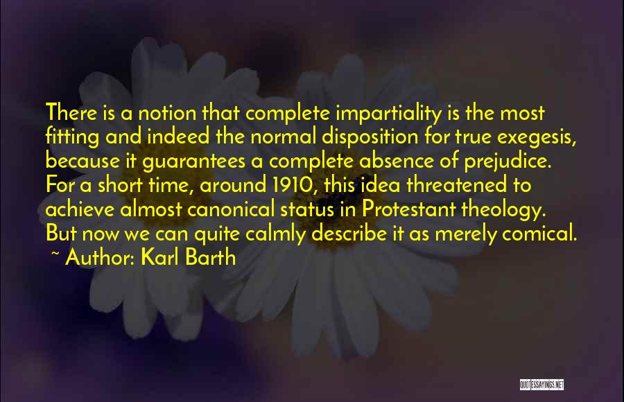 1910 Quotes By Karl Barth