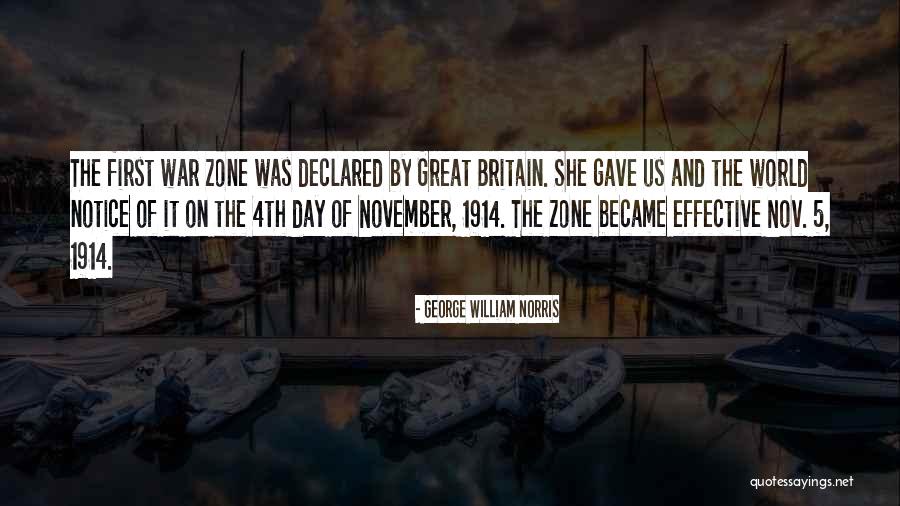 1914 War Quotes By George William Norris