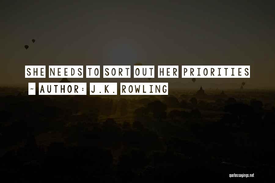 J.K. Rowling Quotes: She Needs To Sort Out Her Priorities