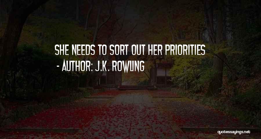 J.K. Rowling Quotes: She Needs To Sort Out Her Priorities