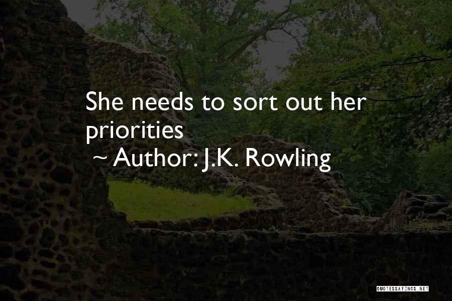 J.K. Rowling Quotes: She Needs To Sort Out Her Priorities