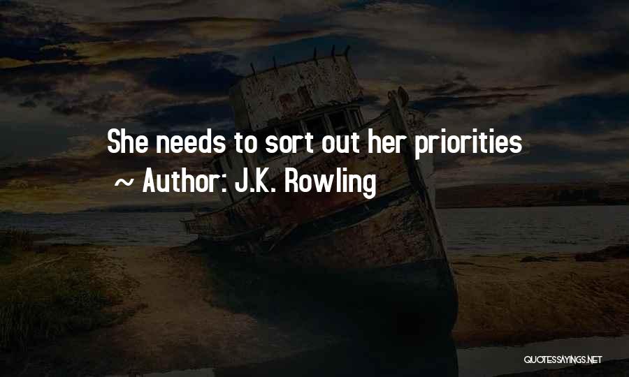 J.K. Rowling Quotes: She Needs To Sort Out Her Priorities