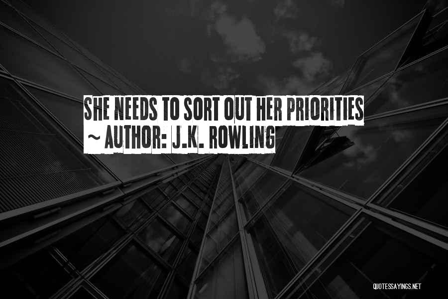 J.K. Rowling Quotes: She Needs To Sort Out Her Priorities