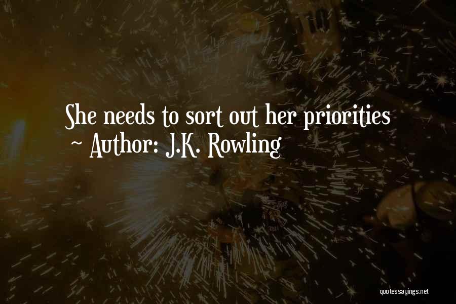 J.K. Rowling Quotes: She Needs To Sort Out Her Priorities