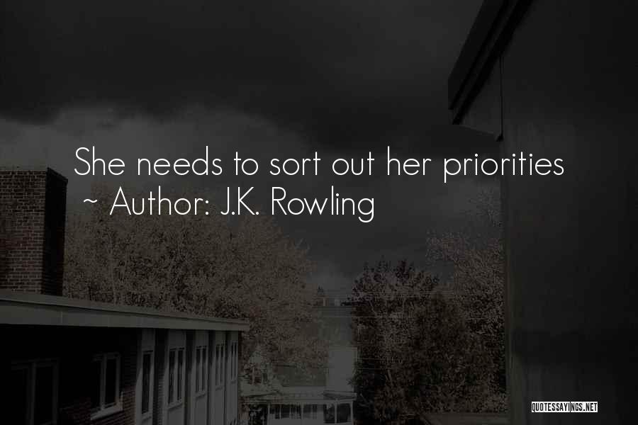 J.K. Rowling Quotes: She Needs To Sort Out Her Priorities