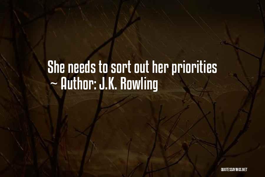 J.K. Rowling Quotes: She Needs To Sort Out Her Priorities