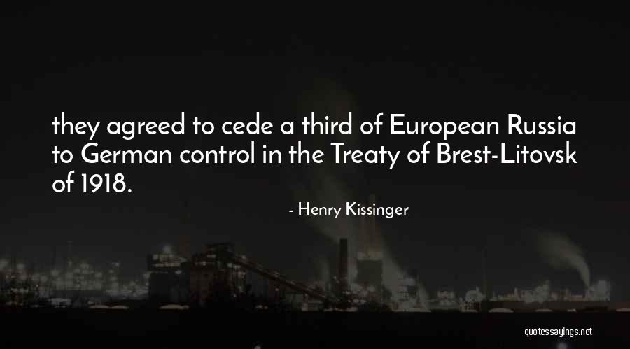 1918 Quotes By Henry Kissinger