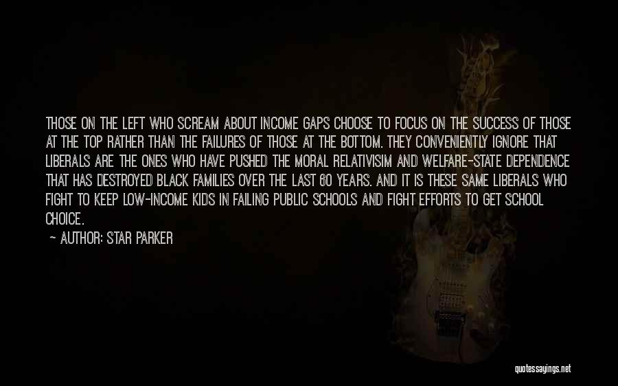 Star Parker Quotes: Those On The Left Who Scream About Income Gaps Choose To Focus On The Success Of Those At The Top