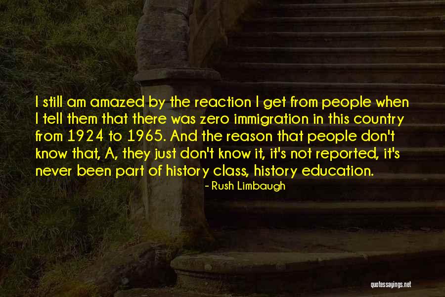 1924 Immigration Quotes By Rush Limbaugh