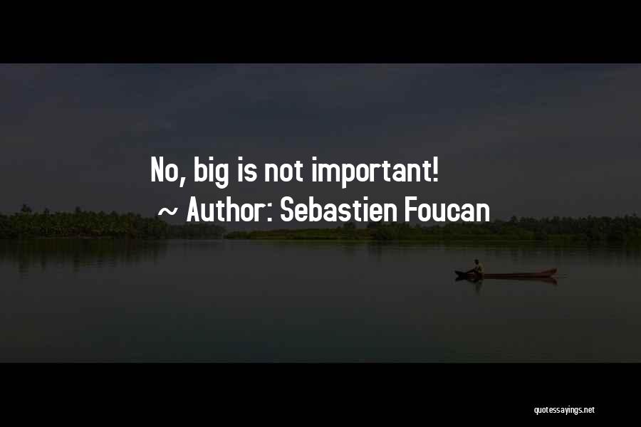 Sebastien Foucan Quotes: No, Big Is Not Important!