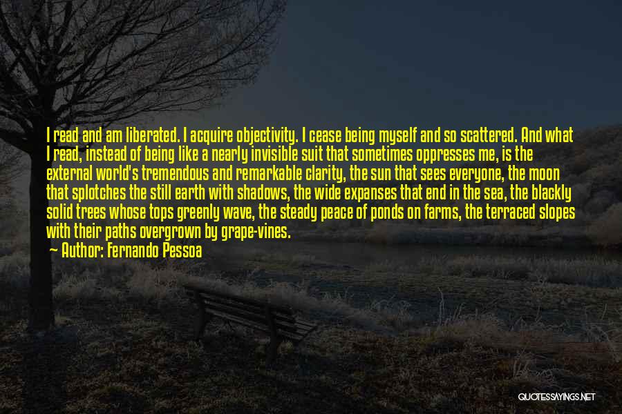 Fernando Pessoa Quotes: I Read And Am Liberated. I Acquire Objectivity. I Cease Being Myself And So Scattered. And What I Read, Instead