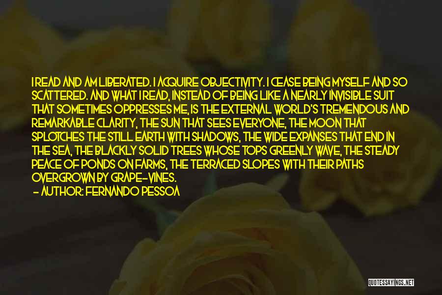 Fernando Pessoa Quotes: I Read And Am Liberated. I Acquire Objectivity. I Cease Being Myself And So Scattered. And What I Read, Instead