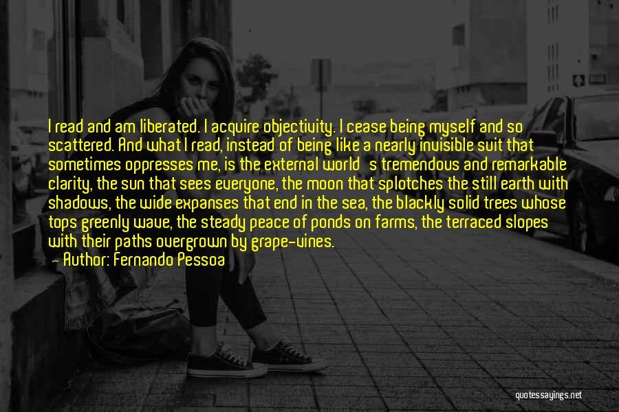 Fernando Pessoa Quotes: I Read And Am Liberated. I Acquire Objectivity. I Cease Being Myself And So Scattered. And What I Read, Instead