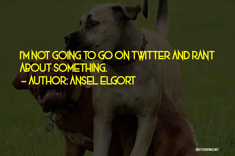 Ansel Elgort Quotes: I'm Not Going To Go On Twitter And Rant About Something.