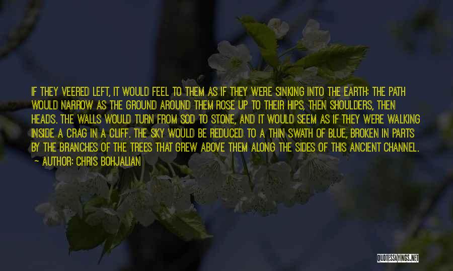 Chris Bohjalian Quotes: If They Veered Left, It Would Feel To Them As If They Were Sinking Into The Earth: The Path Would