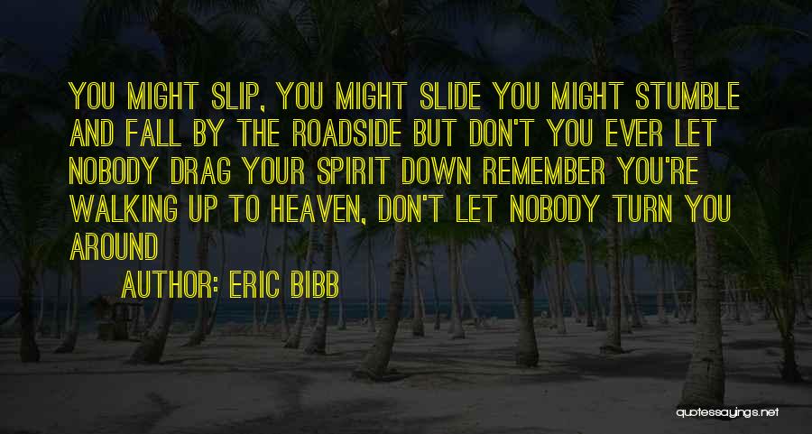 Eric Bibb Quotes: You Might Slip, You Might Slide You Might Stumble And Fall By The Roadside But Don't You Ever Let Nobody