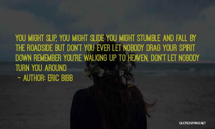 Eric Bibb Quotes: You Might Slip, You Might Slide You Might Stumble And Fall By The Roadside But Don't You Ever Let Nobody