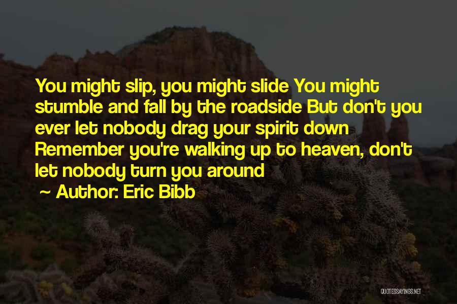 Eric Bibb Quotes: You Might Slip, You Might Slide You Might Stumble And Fall By The Roadside But Don't You Ever Let Nobody