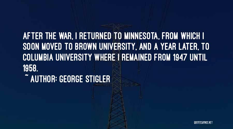 1947 Quotes By George Stigler