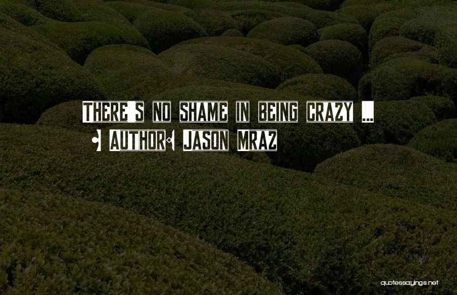 Jason Mraz Quotes: There's No Shame In Being Crazy ...