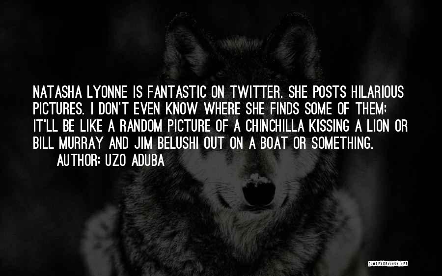Uzo Aduba Quotes: Natasha Lyonne Is Fantastic On Twitter. She Posts Hilarious Pictures. I Don't Even Know Where She Finds Some Of Them;