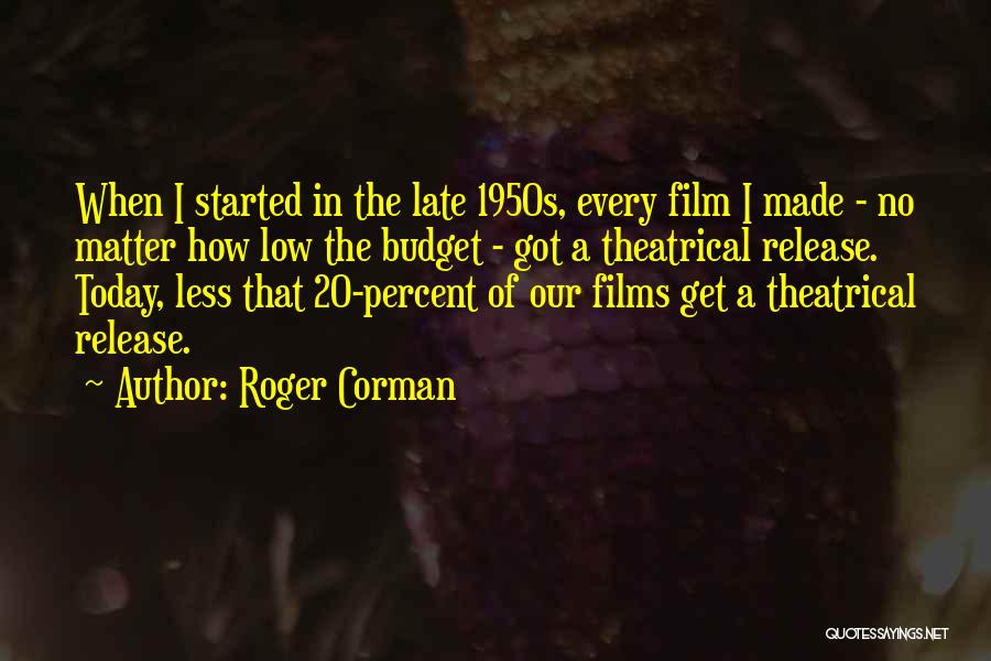 1950s Quotes By Roger Corman