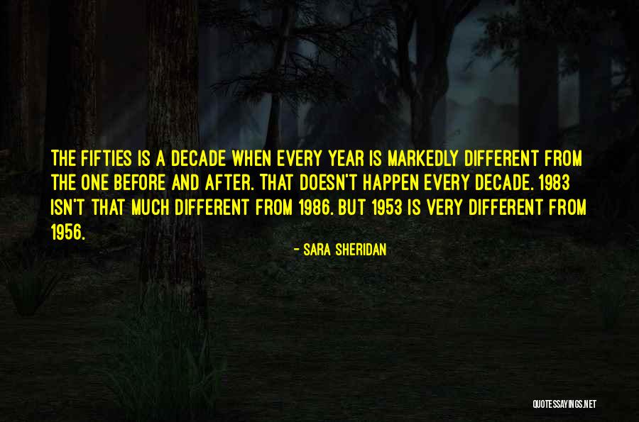 1950s Quotes By Sara Sheridan