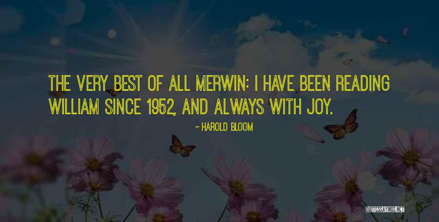 1952 Quotes By Harold Bloom 1952 Quotes By Harold Bloom