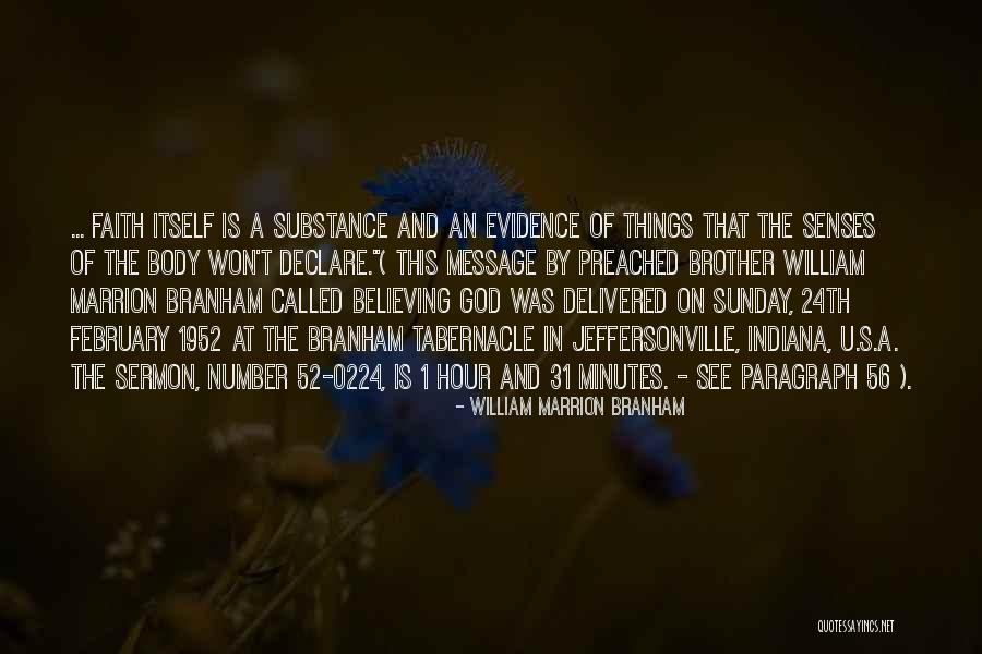 1952 Quotes By William Marrion Branham 1952 Quotes By William Marrion Branham