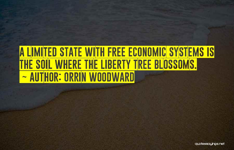 Orrin Woodward Quotes: A Limited State With Free Economic Systems Is The Soil Where The Liberty Tree Blossoms.