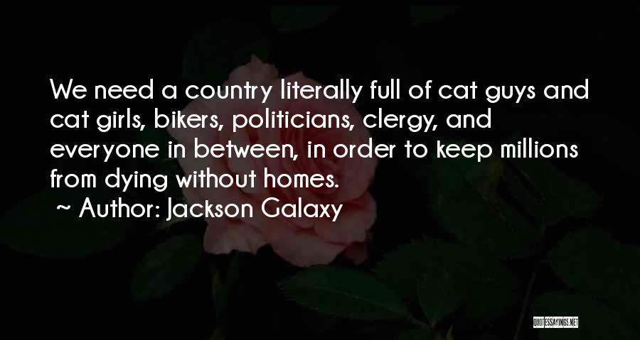 Jackson Galaxy Quotes: We Need A Country Literally Full Of Cat Guys And Cat Girls, Bikers, Politicians, Clergy, And Everyone In Between, In