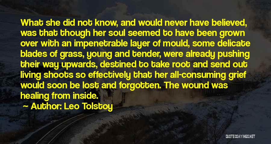 Leo Tolstoy Quotes: What She Did Not Know, And Would Never Have Believed, Was That Though Her Soul Seemed To Have Been Grown