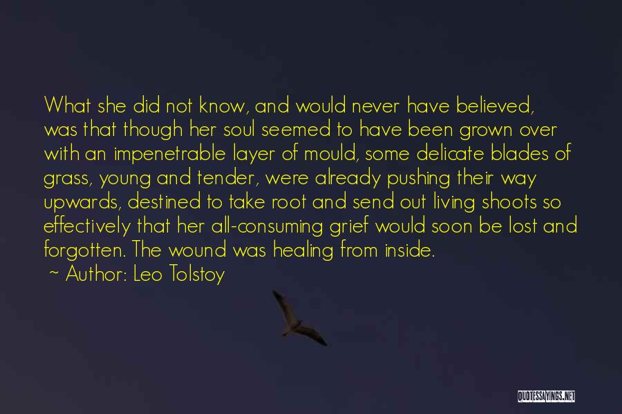Leo Tolstoy Quotes: What She Did Not Know, And Would Never Have Believed, Was That Though Her Soul Seemed To Have Been Grown