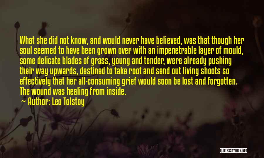 Leo Tolstoy Quotes: What She Did Not Know, And Would Never Have Believed, Was That Though Her Soul Seemed To Have Been Grown