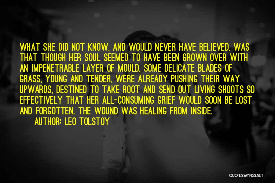 Leo Tolstoy Quotes: What She Did Not Know, And Would Never Have Believed, Was That Though Her Soul Seemed To Have Been Grown