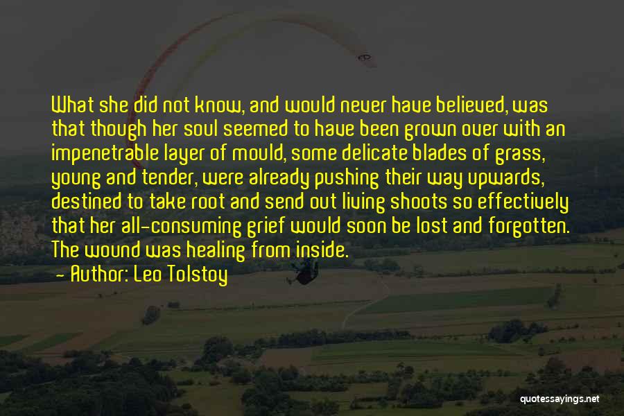Leo Tolstoy Quotes: What She Did Not Know, And Would Never Have Believed, Was That Though Her Soul Seemed To Have Been Grown