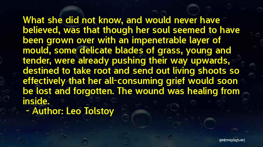Leo Tolstoy Quotes: What She Did Not Know, And Would Never Have Believed, Was That Though Her Soul Seemed To Have Been Grown